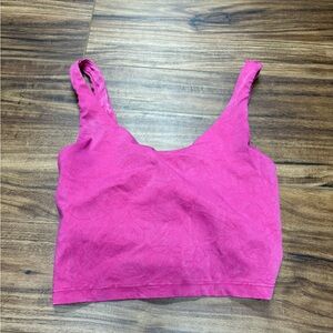 - Offline by Areie pink sport bra crop top, size XS
